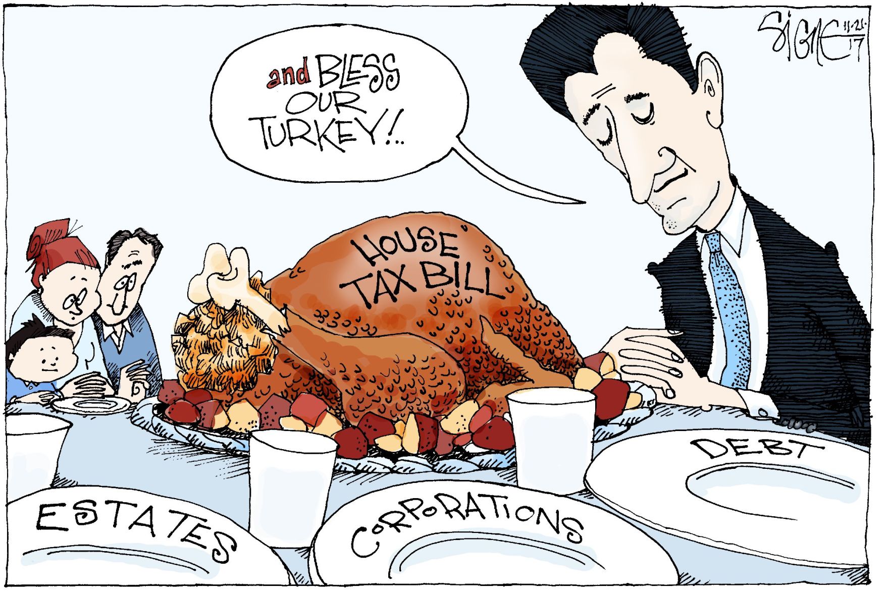 Signe Wilkinson cartoon